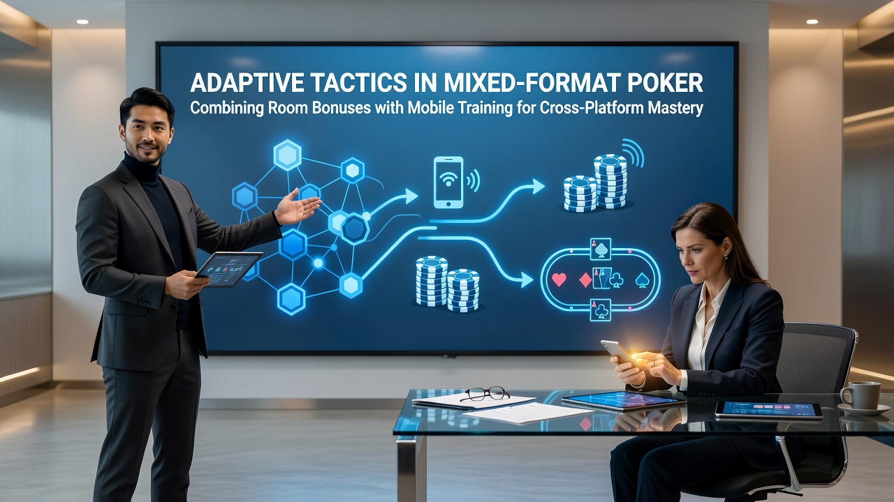 Spelers die room bonussen combineren met mobiele poker apps voor cross-platform training