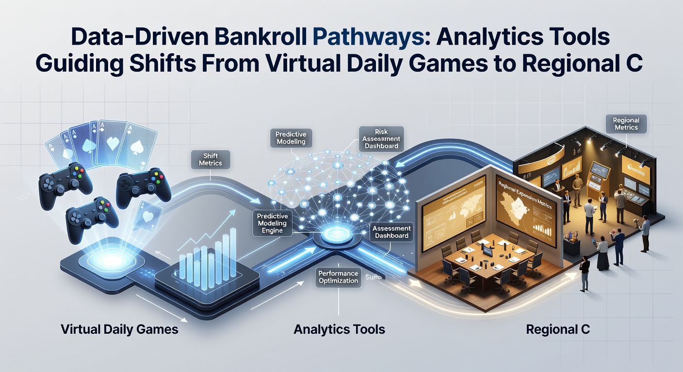 Overgang van online poker naar live regionale circuit events met data visualisaties