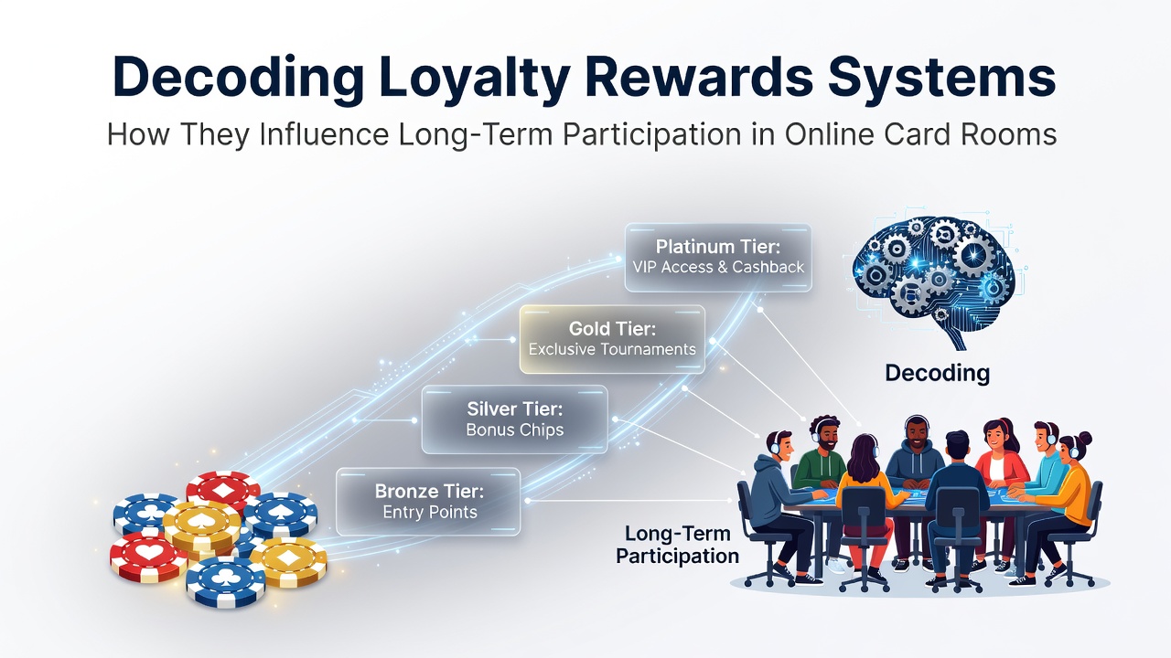 Overzicht van loyaliteitsbeloningsystemen in online pokerrooms met puntenaccumulatie en VIP-niveaus