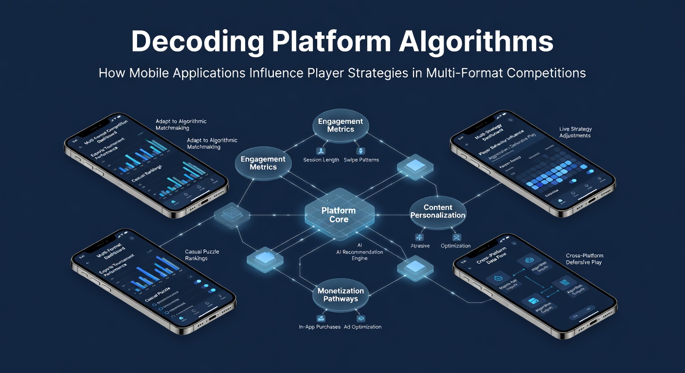Mobiele pokerapplicaties die algoritmes visualiseren en spelerdata analyseren in multi-format competities
