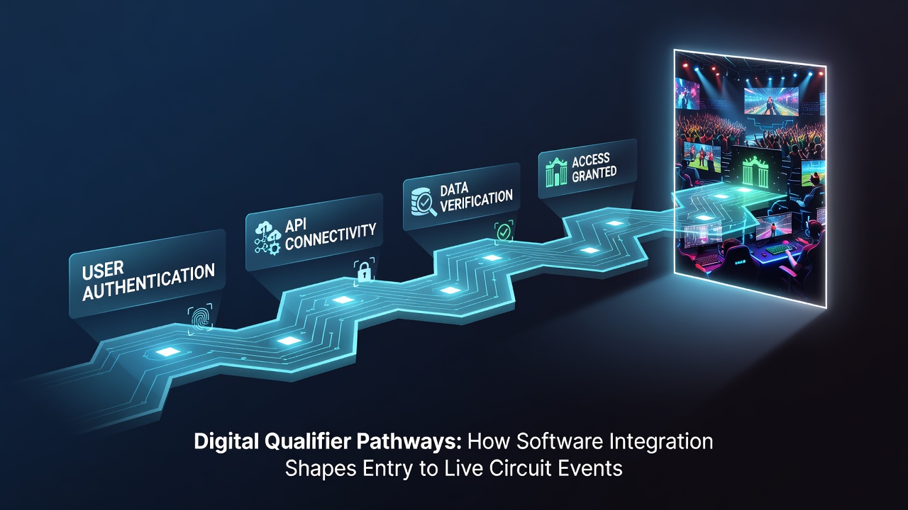 Software tools die qualifiers verbinden met live circuit evenementen