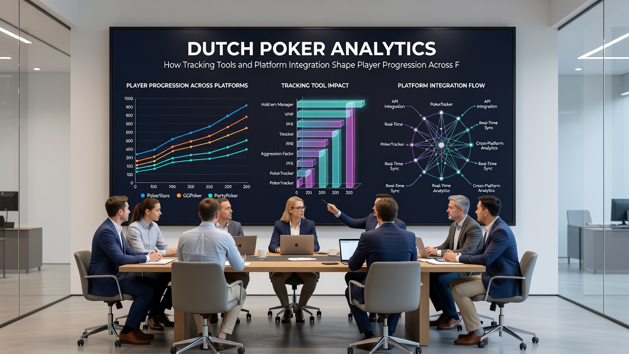 Voorbeeld van HUD-overlay en database dashboard voor Nederlandse pokerspelers
