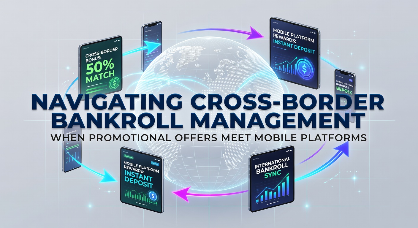Overzicht van mobiele poker apps met promotionele bonussen en grensoverschrijdende bankroll tracking tools