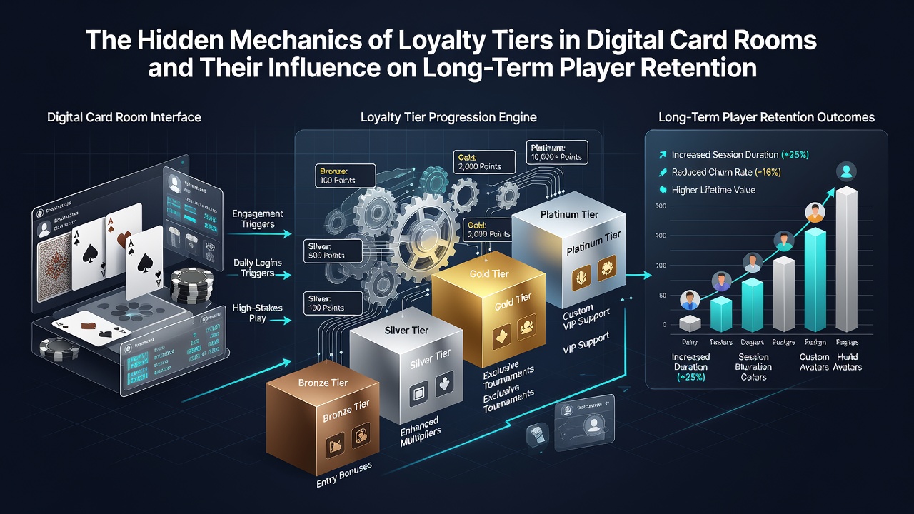 Analyse van spelersaanpassing met grafieken van loyaliteitseffecten in online card rooms