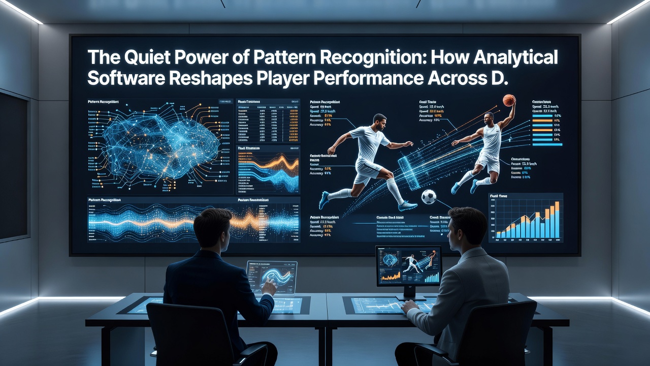 Spelers analyseren patronen met software op een casinovloer tijdens live events in 2026